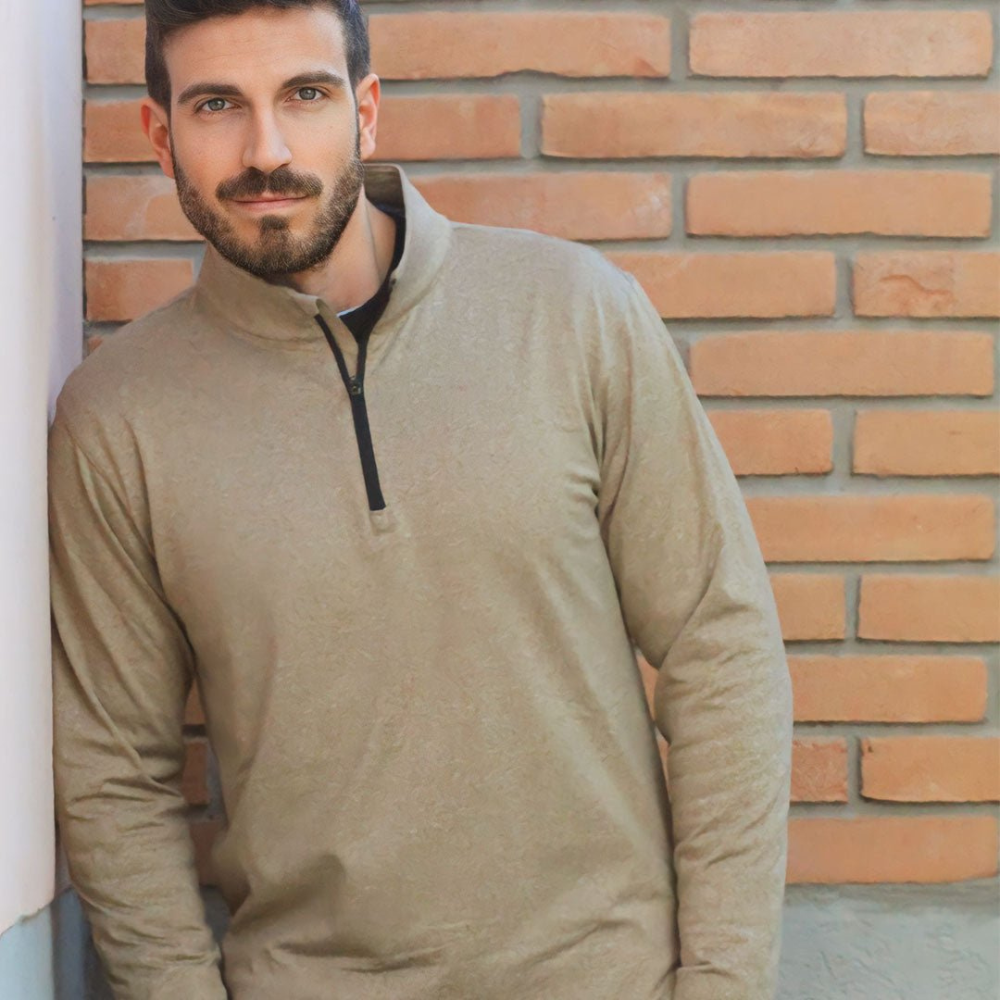 Men's Lightweight Zip Pullover | Casual