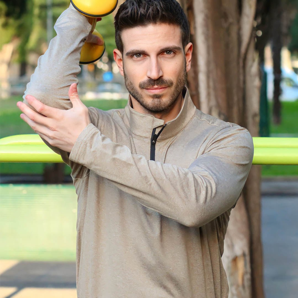 Men's Lightweight Zip Pullover | Casual