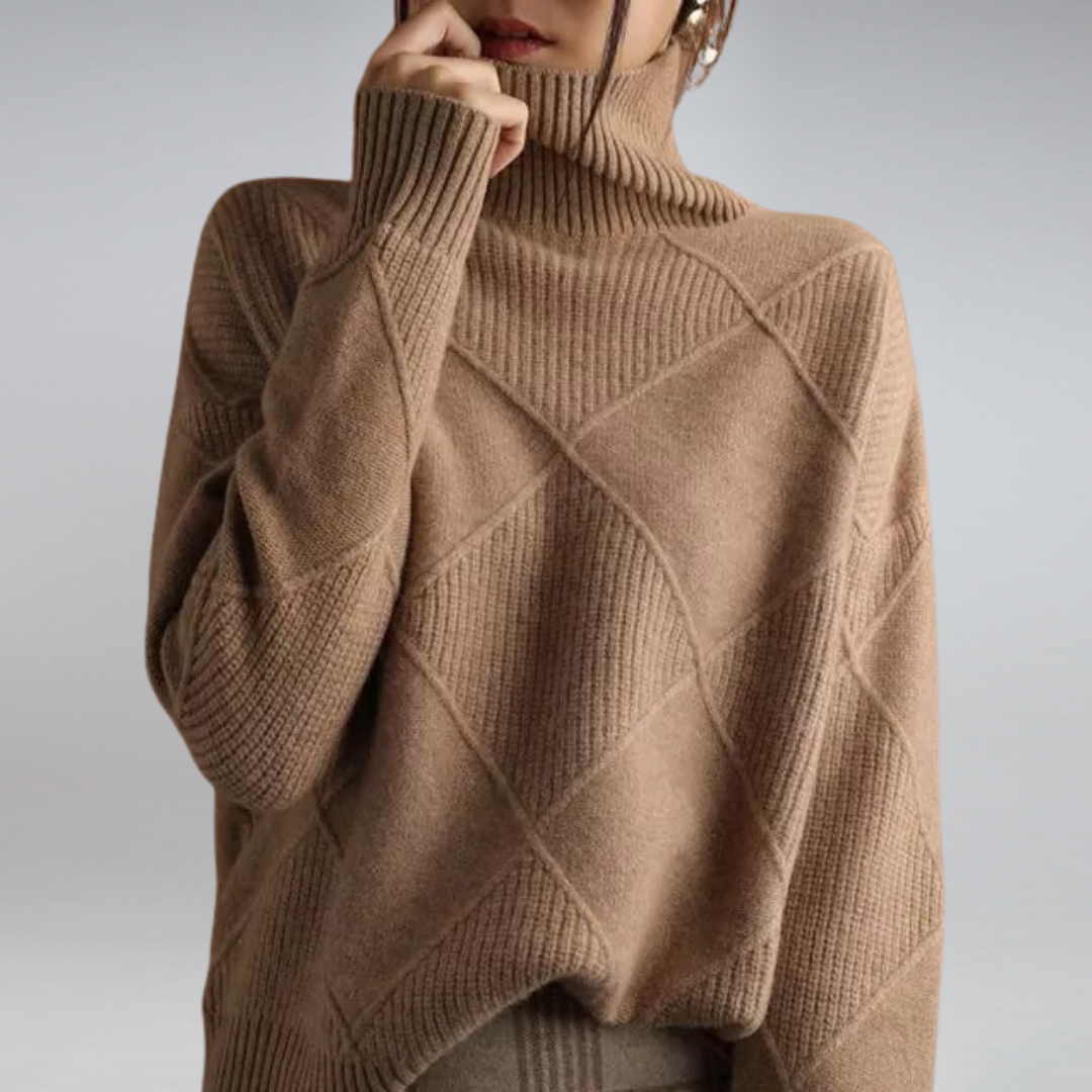 Tabitha | Winter-Ready Women's Cashmere Turtleneck Sweater