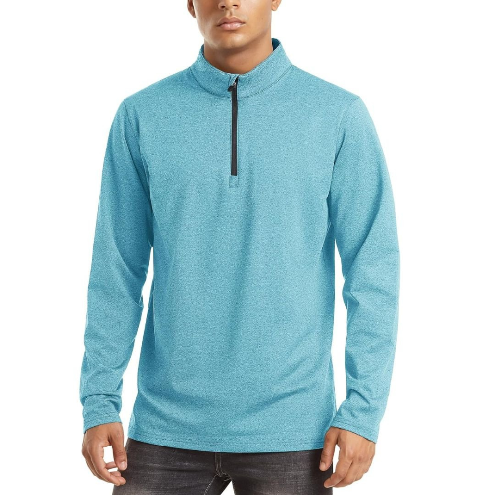 Men's Lightweight Zip Pullover | Casual