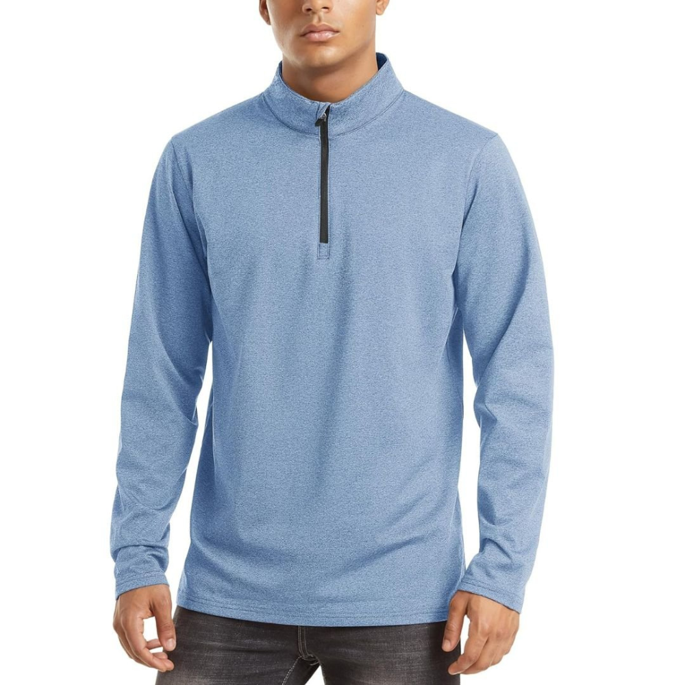 Men's Lightweight Zip Pullover | Casual