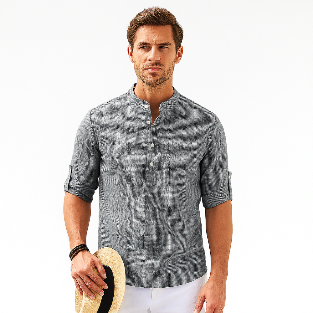 Men's Summer Henley Shirt | Versatile