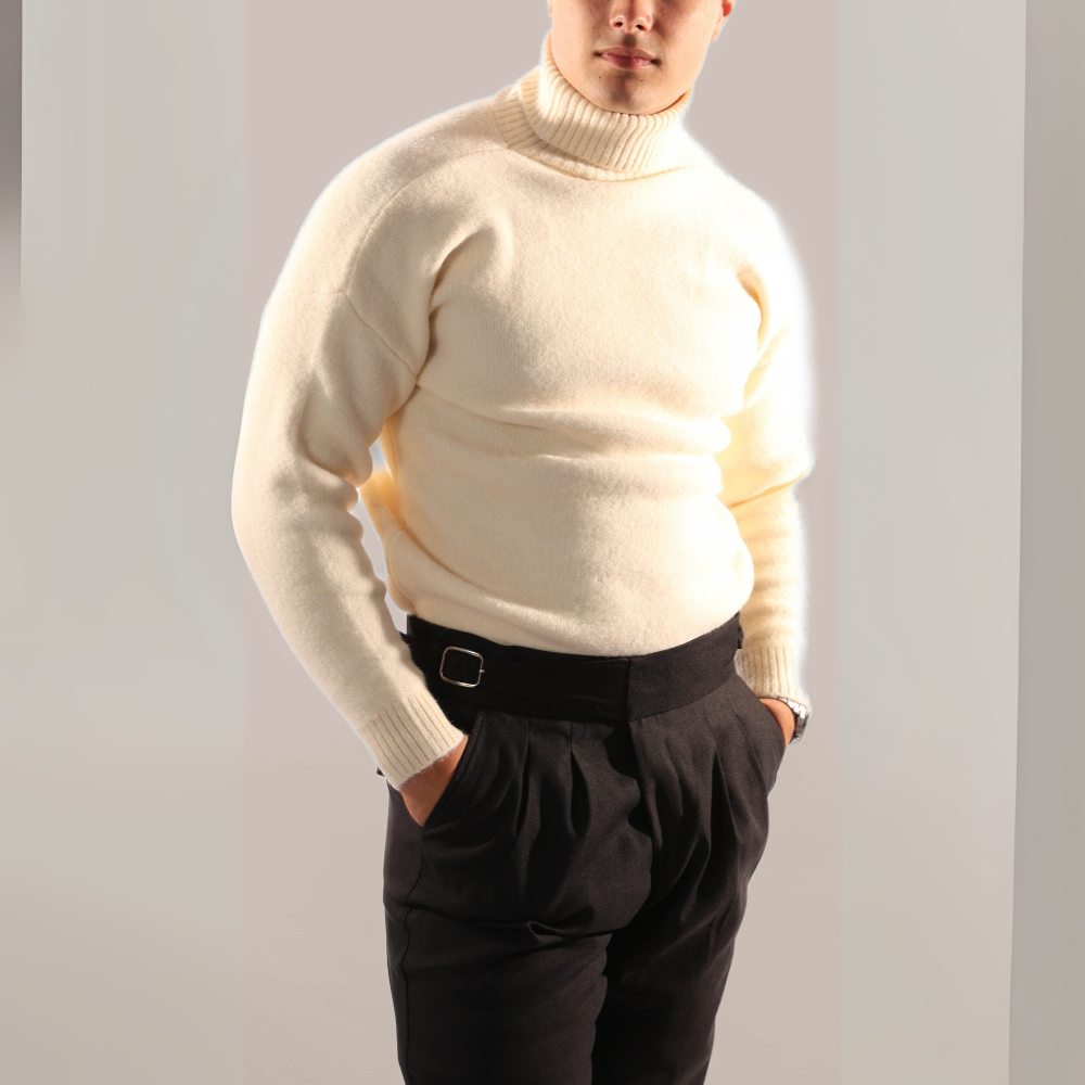 Men's Knit Turtleneck Sweater | Timeless