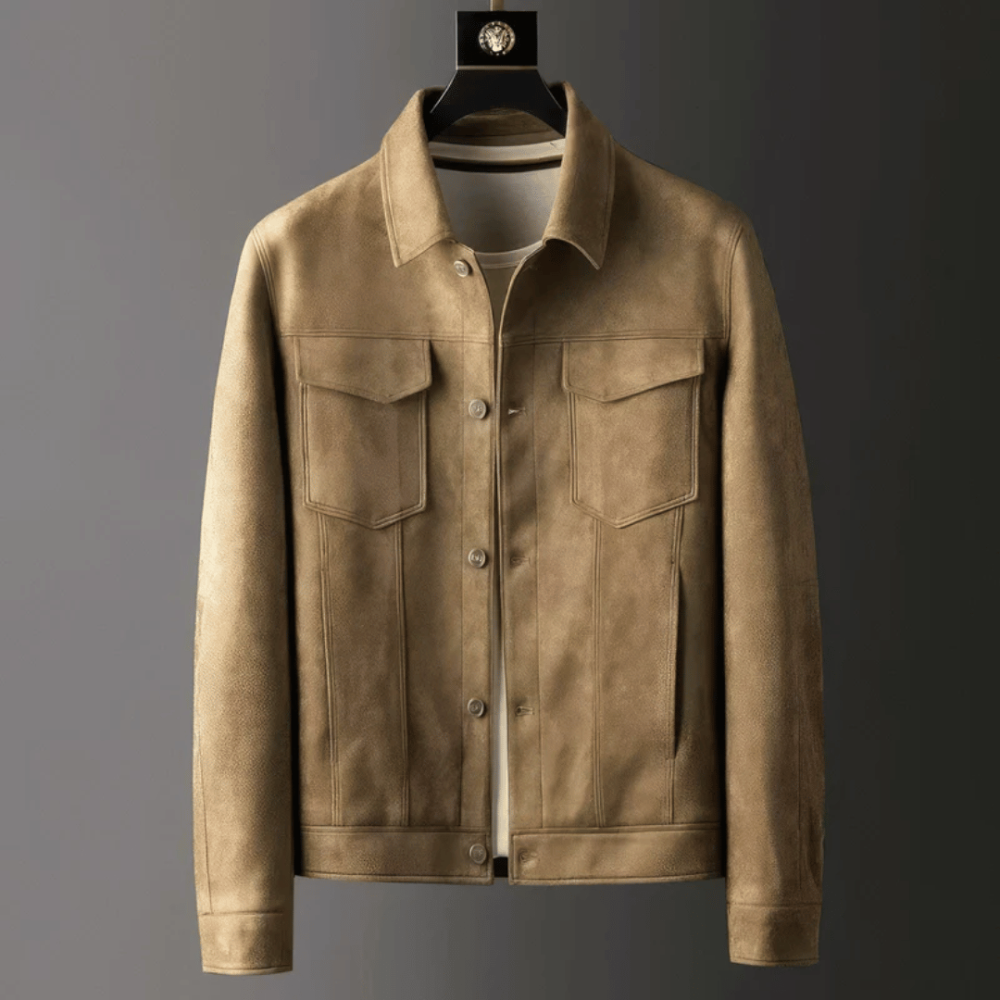 Men's Suede Shirt Jacket | Casual