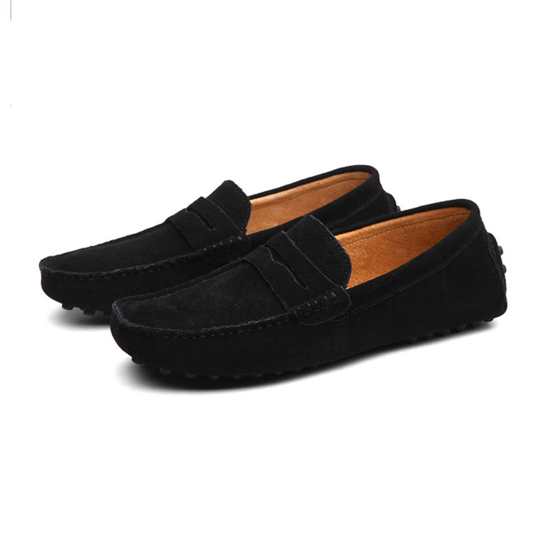 Men's Italian Style Suede Loafers