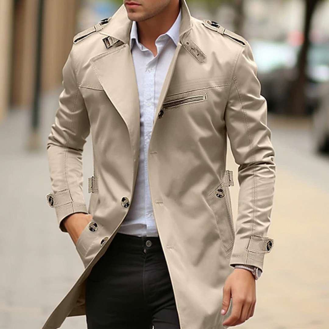 Men's Modern Trench Coat | Timeless
