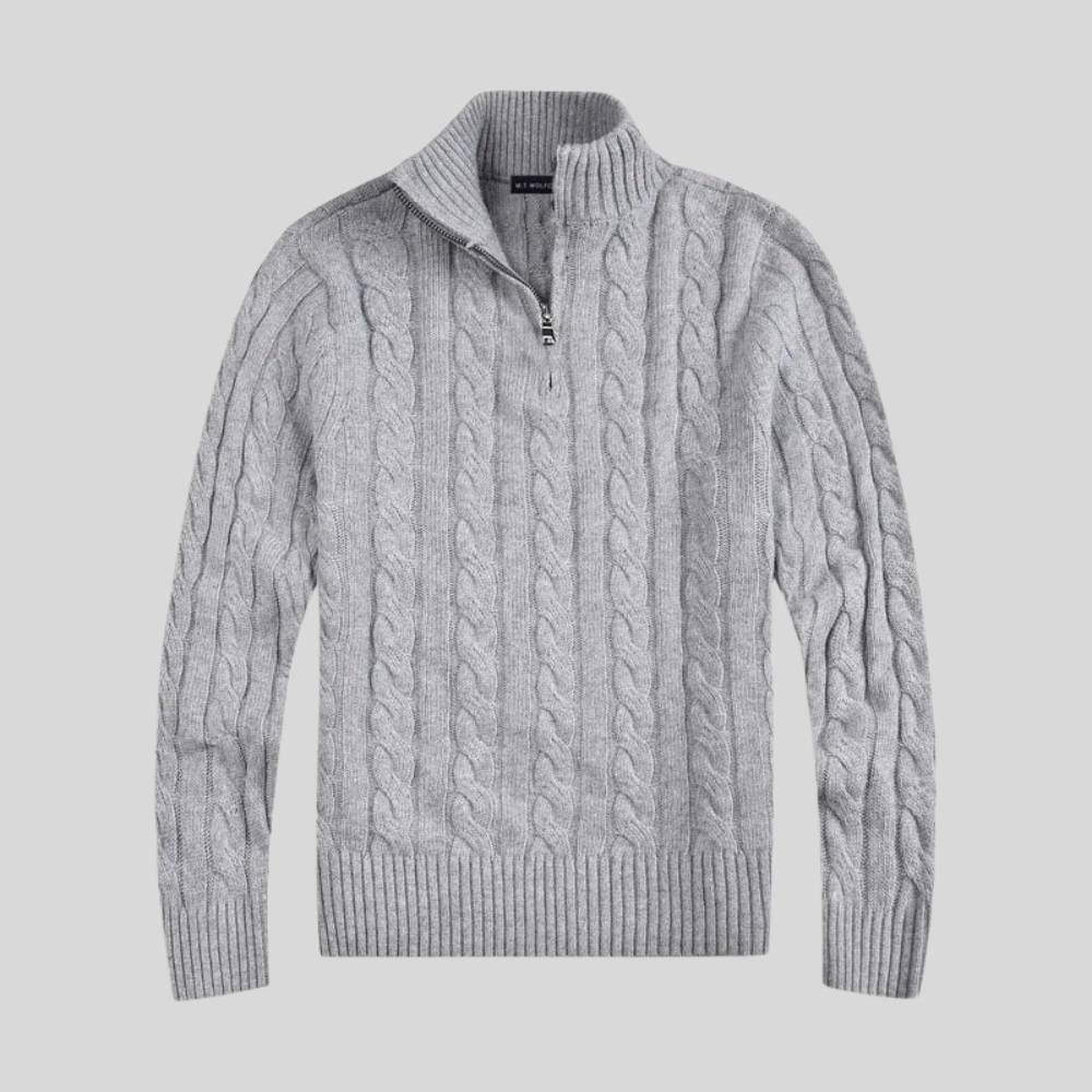 Men’s Knit Zip Sweater | Pullover