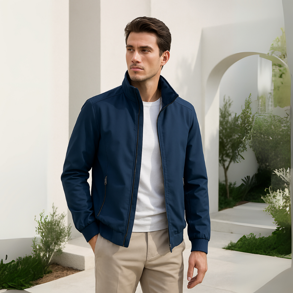 Men's Casual Zip Jacket | Comfortable