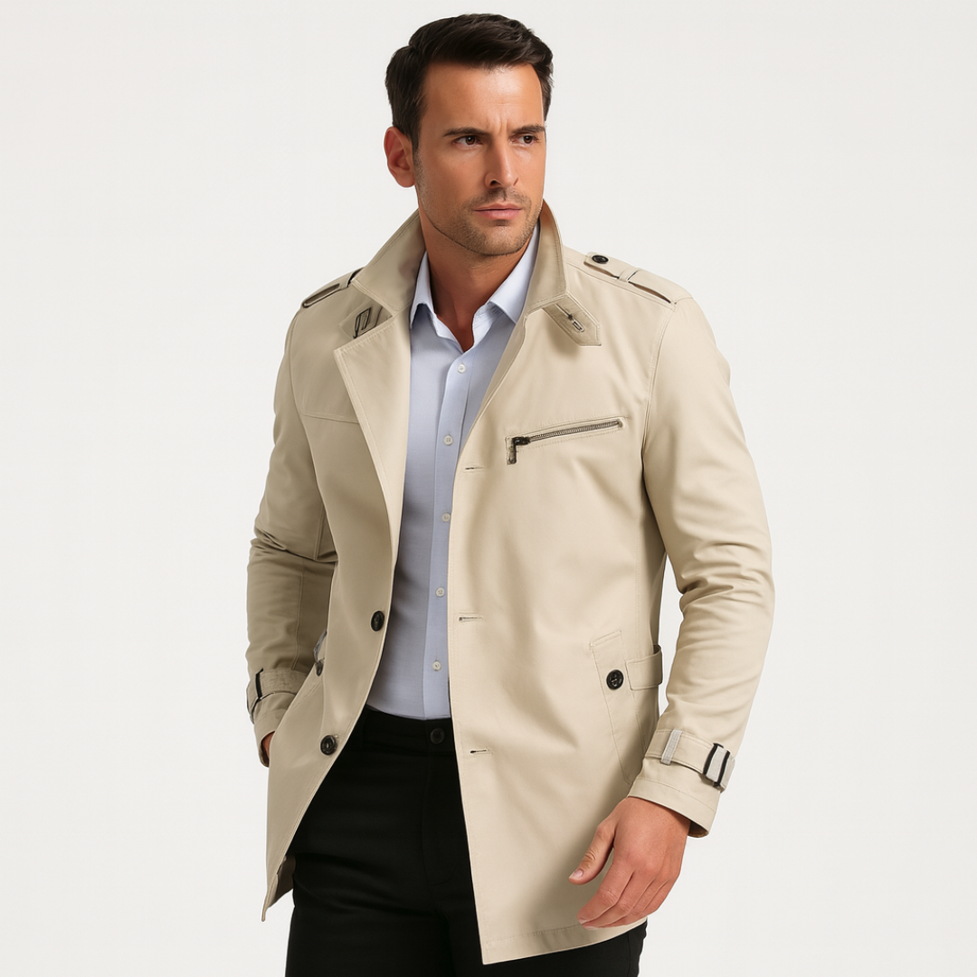 Men's Modern Trench Coat | Timeless