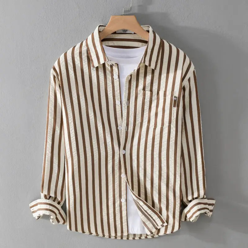 Men's Lightweight Striped Shirt | Versatile