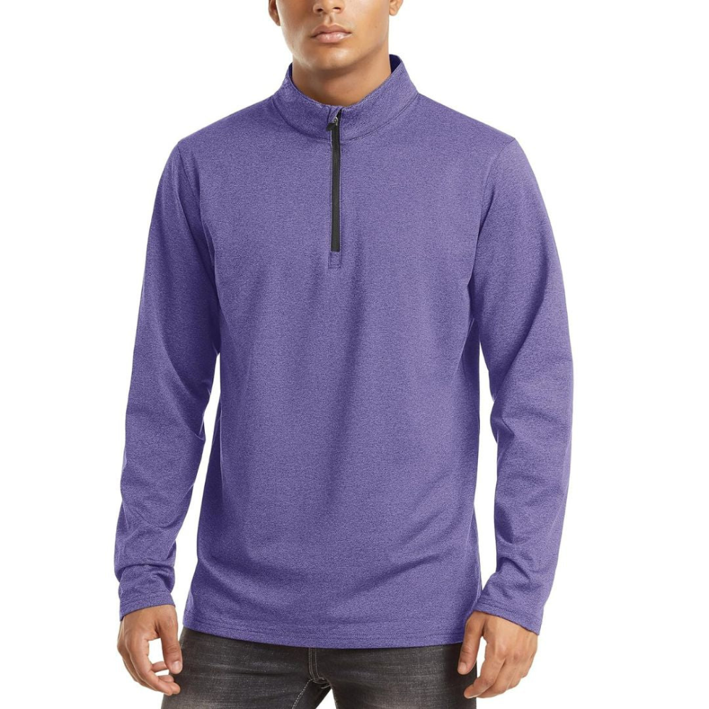 Men's Lightweight Zip Pullover | Casual