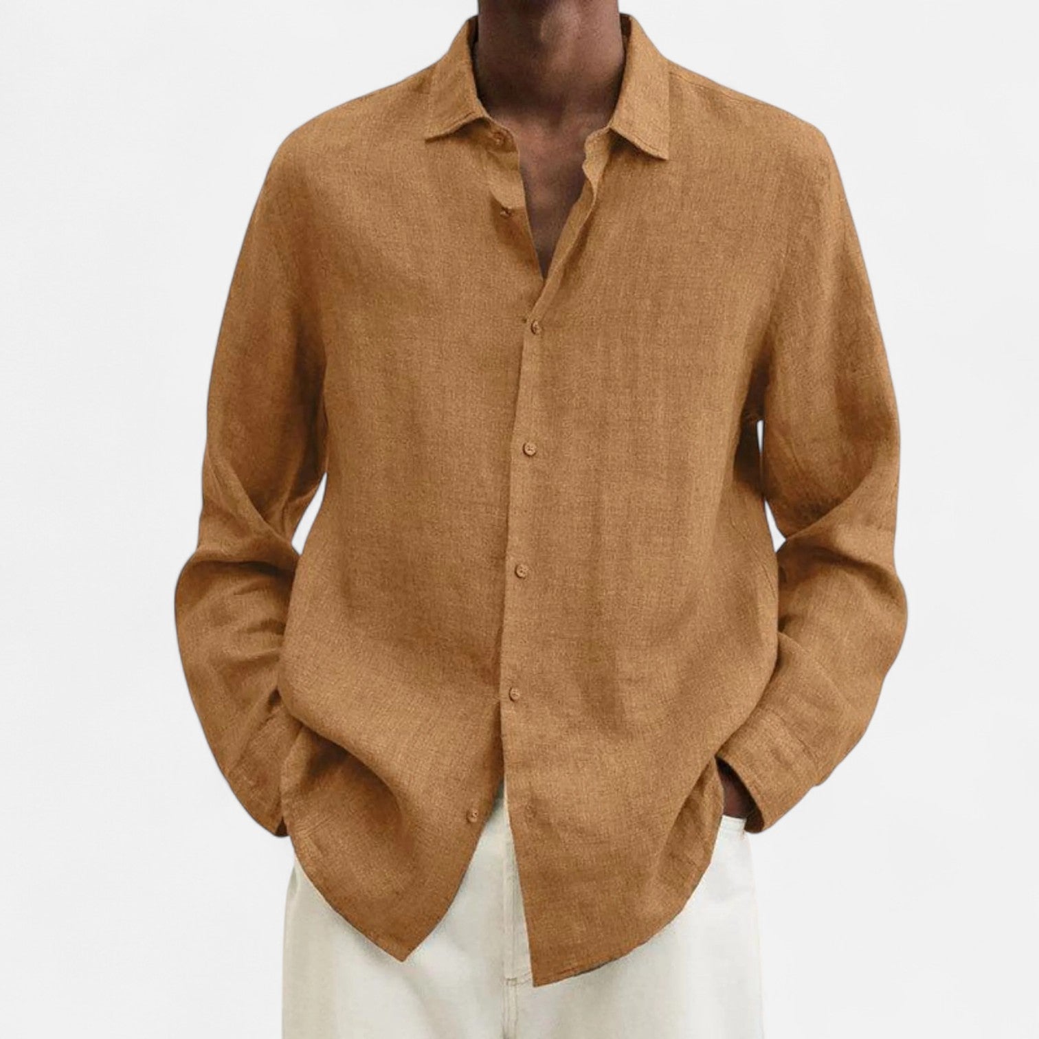Men’s Classic Fit Linen Shirt – Timeless Comfort, Effortless Sophistication