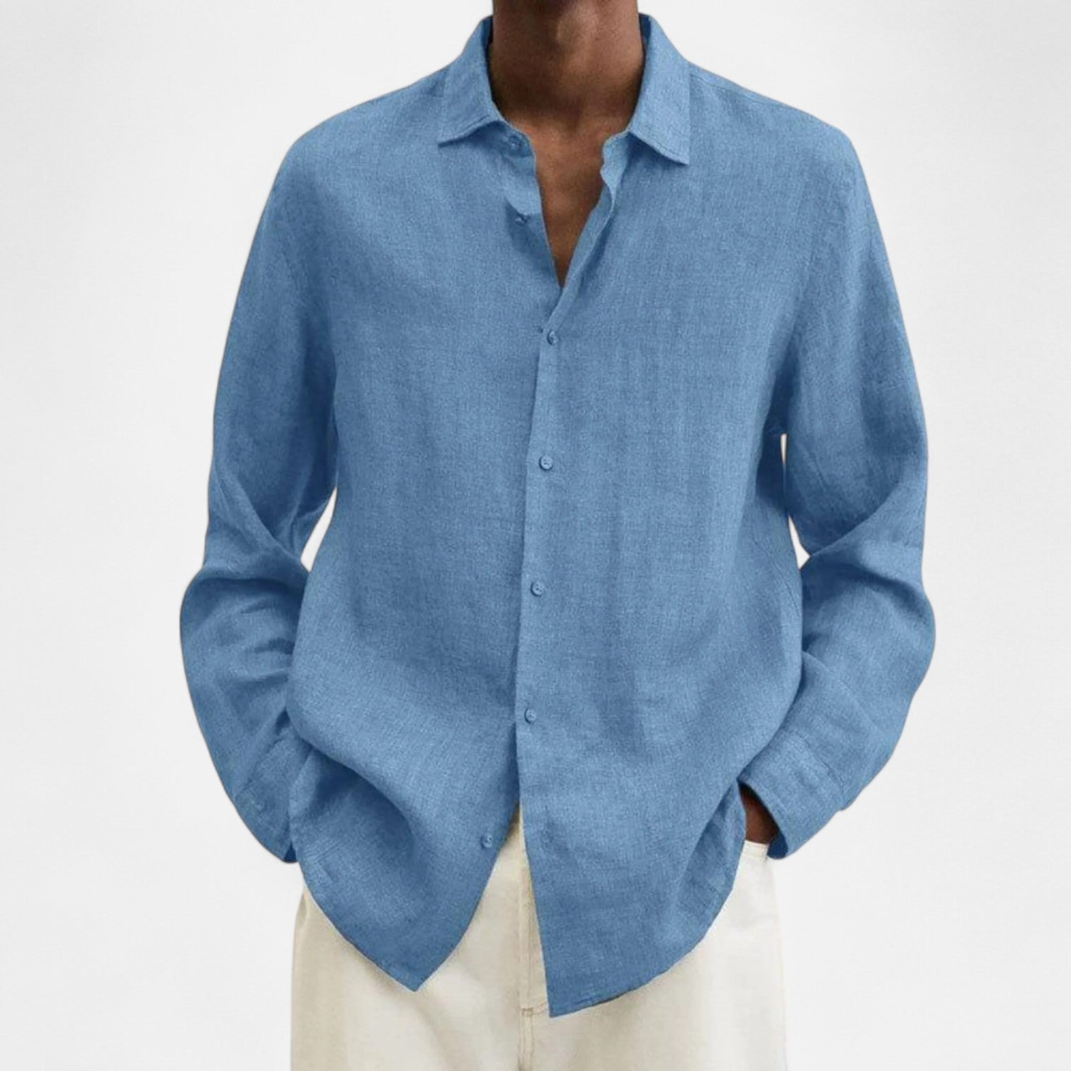 Men’s Classic Fit Linen Shirt – Timeless Comfort, Effortless Sophistication