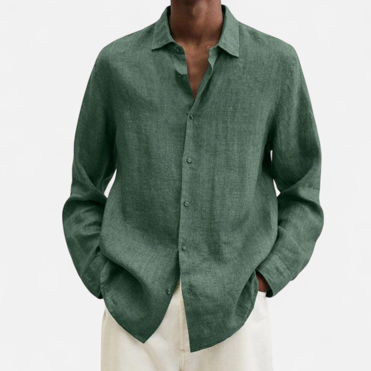 Men’s Classic Fit Linen Shirt – Timeless Comfort, Effortless Sophistication