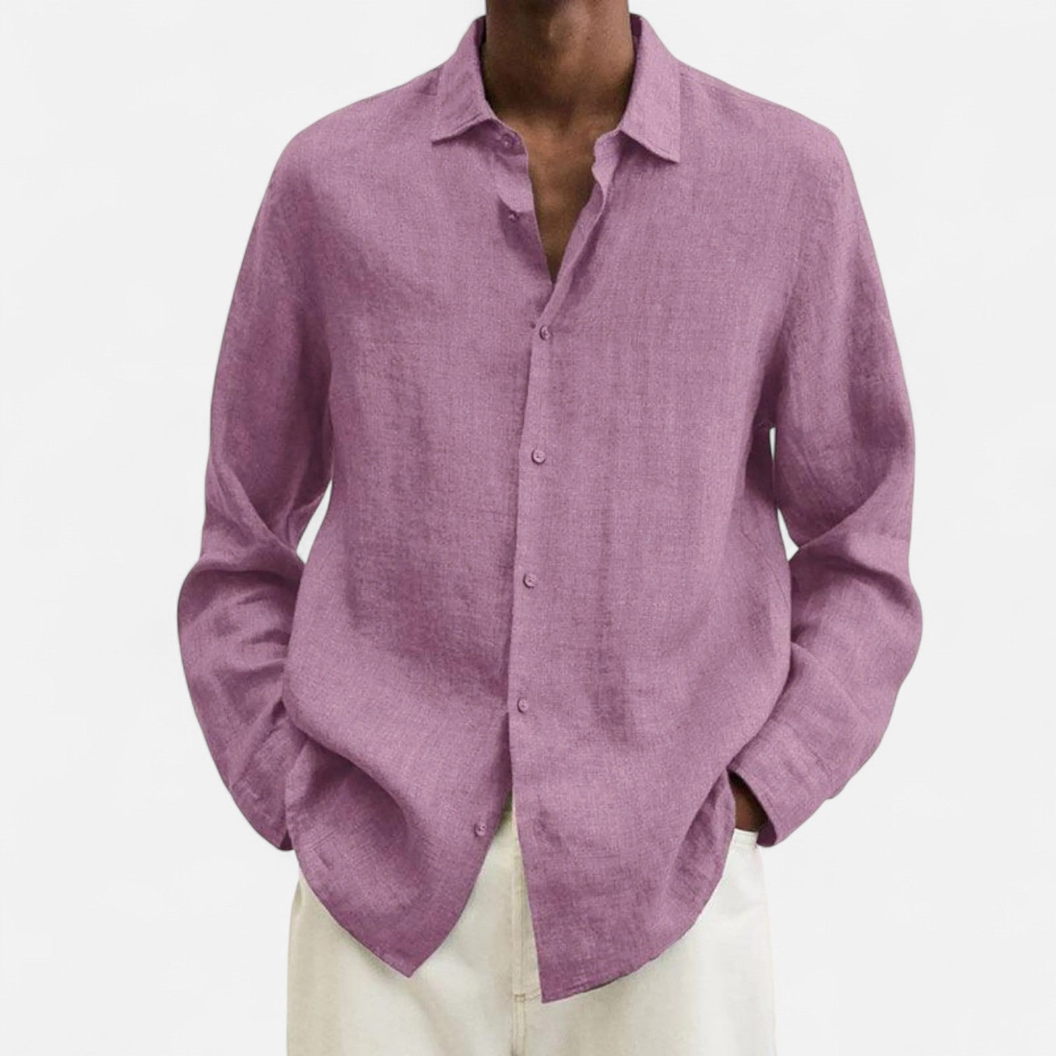 Men’s Classic Fit Linen Shirt – Timeless Comfort, Effortless Sophistication