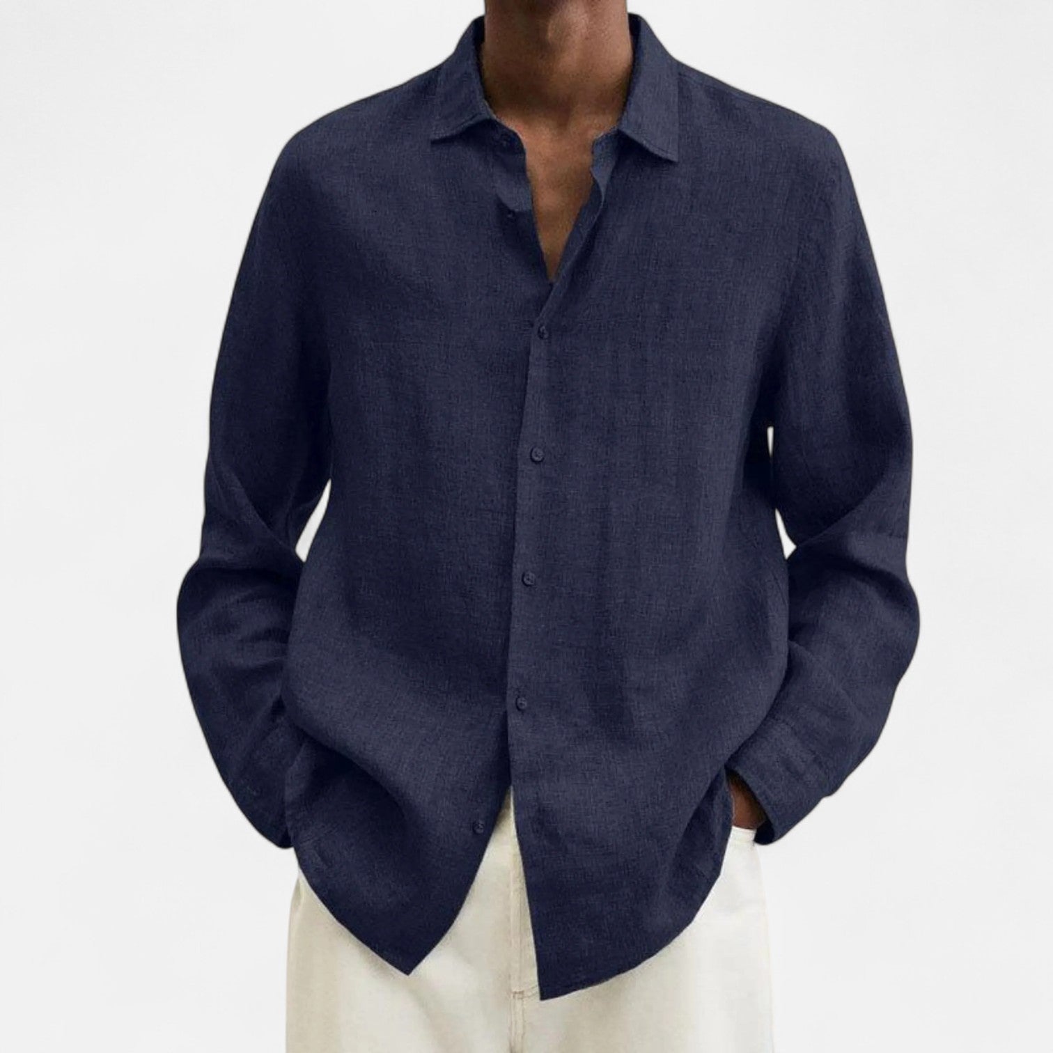 Men’s Classic Fit Linen Shirt – Timeless Comfort, Effortless Sophistication
