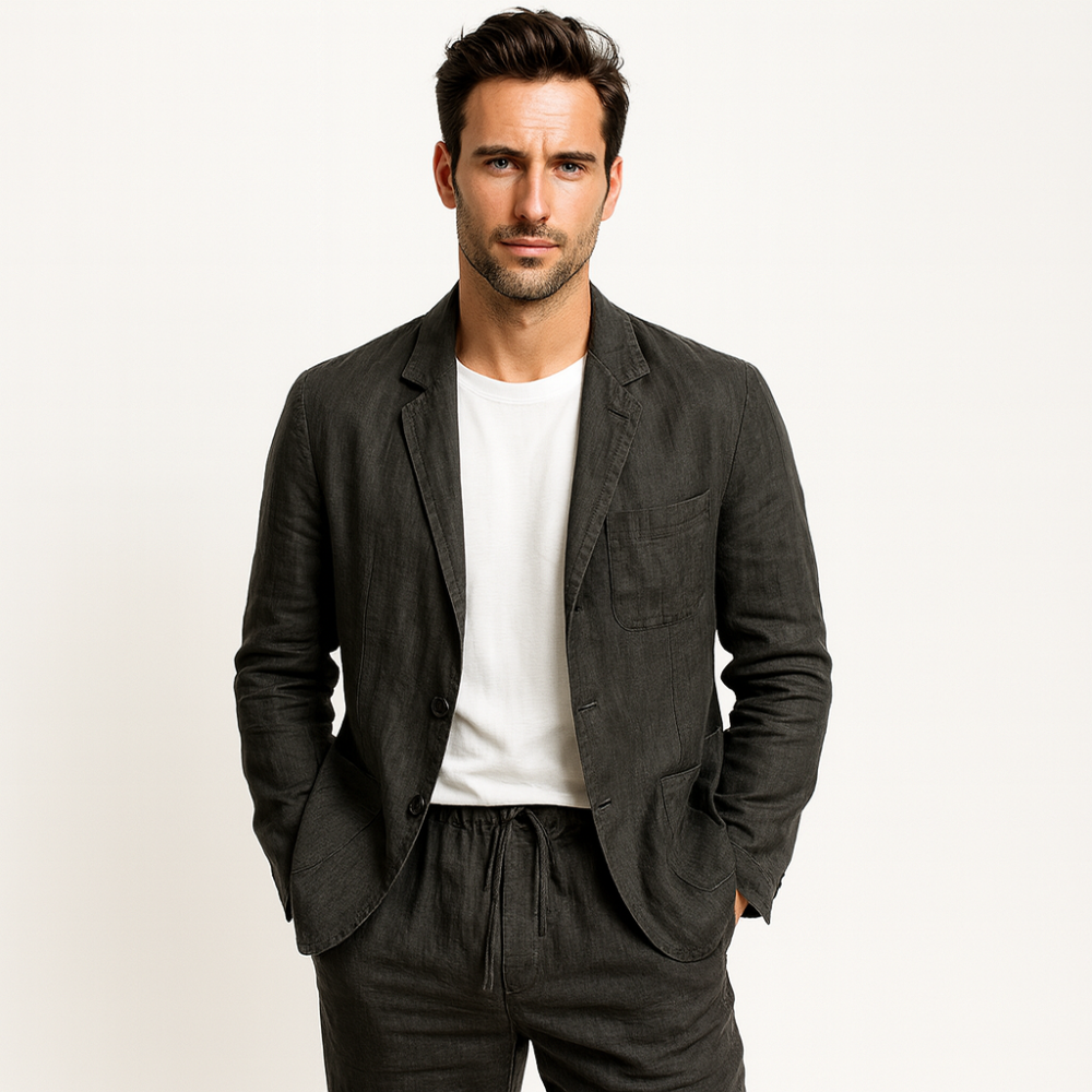 Men's Soft Linen Blazer | Versatile