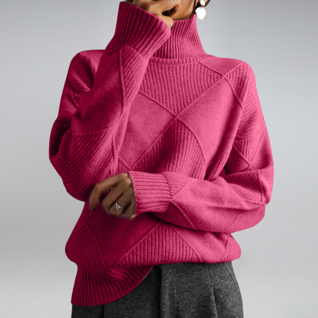 Tabitha | Winter-Ready Women's Cashmere Turtleneck Sweater