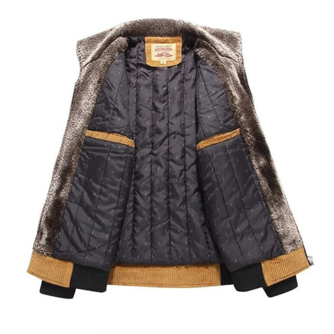 Men's Zip-Up Corduroy Jacket | Outerwear