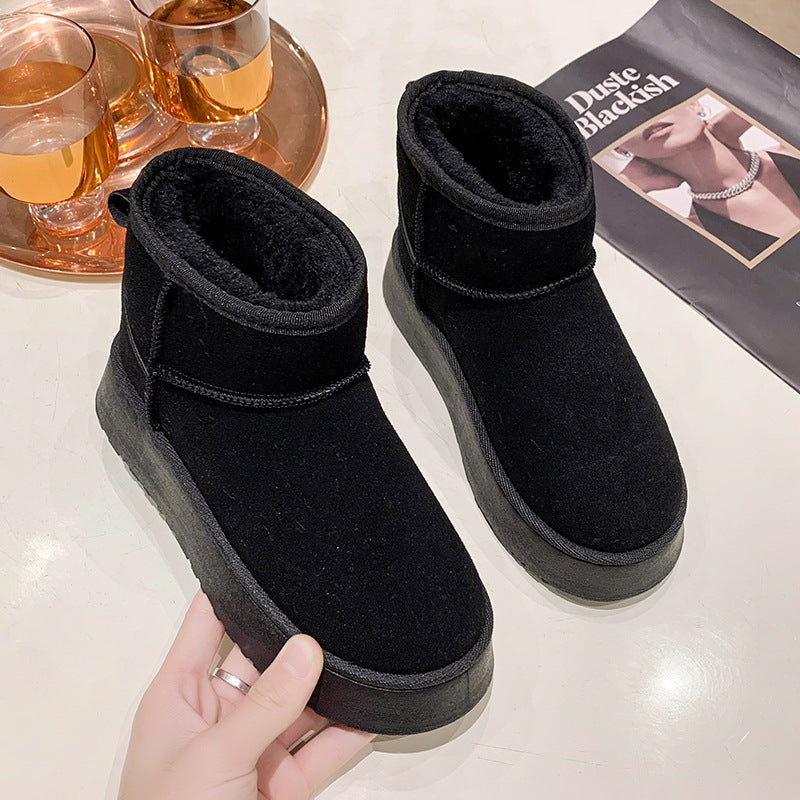 Olivia | Winter Leather Outdoor Snow Boots