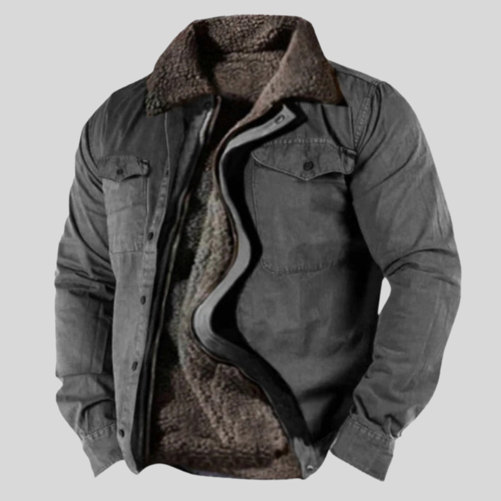 Men's Insulated Fleece Jacket | Button-Up
