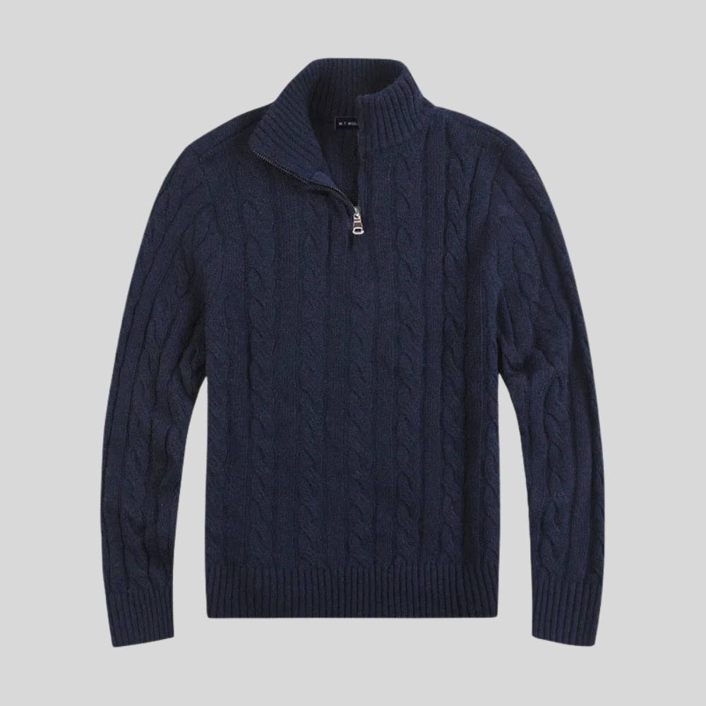 Men’s Knit Zip Sweater | Pullover