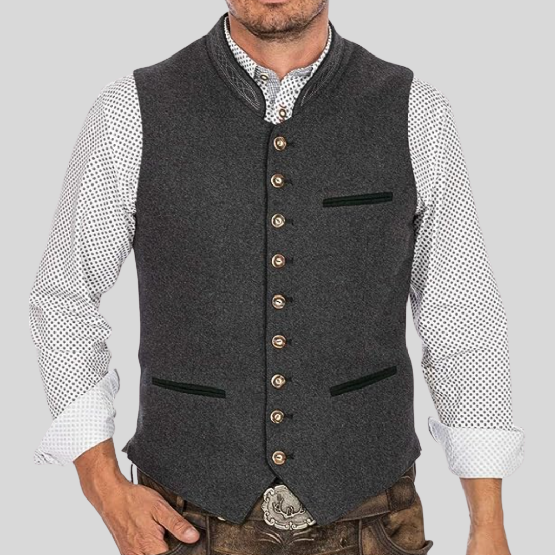 Oliver | Men's Wool Vest | Casual