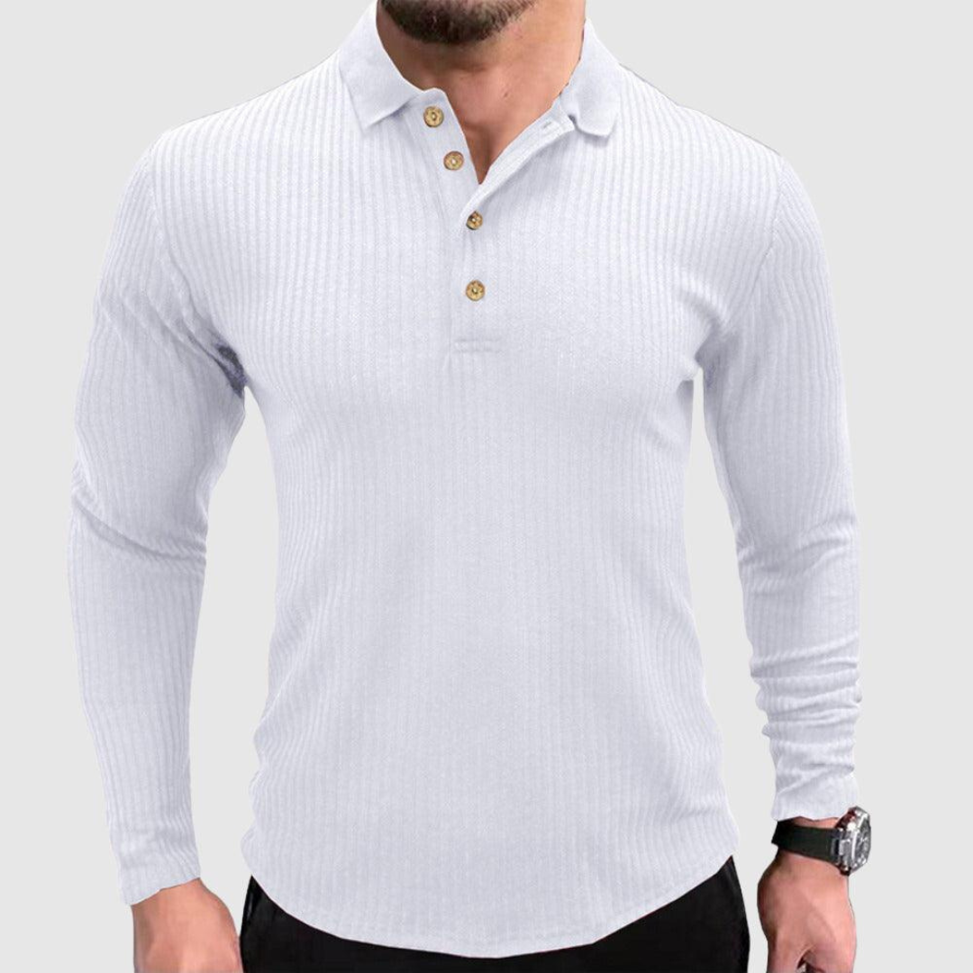 Men's Knitted Polo Shirt | Stylish