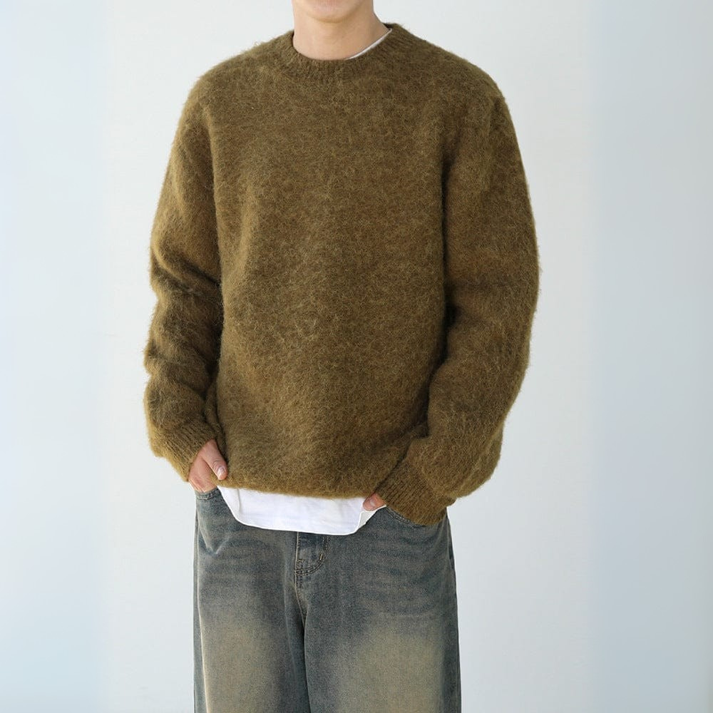 Men's Thick Knit Sweater | Warm
