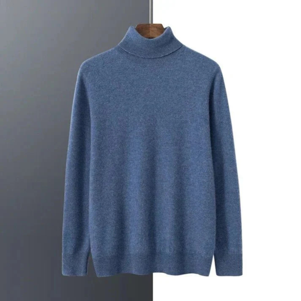 Men's Knitted Turtleneck Sweater | Chunky