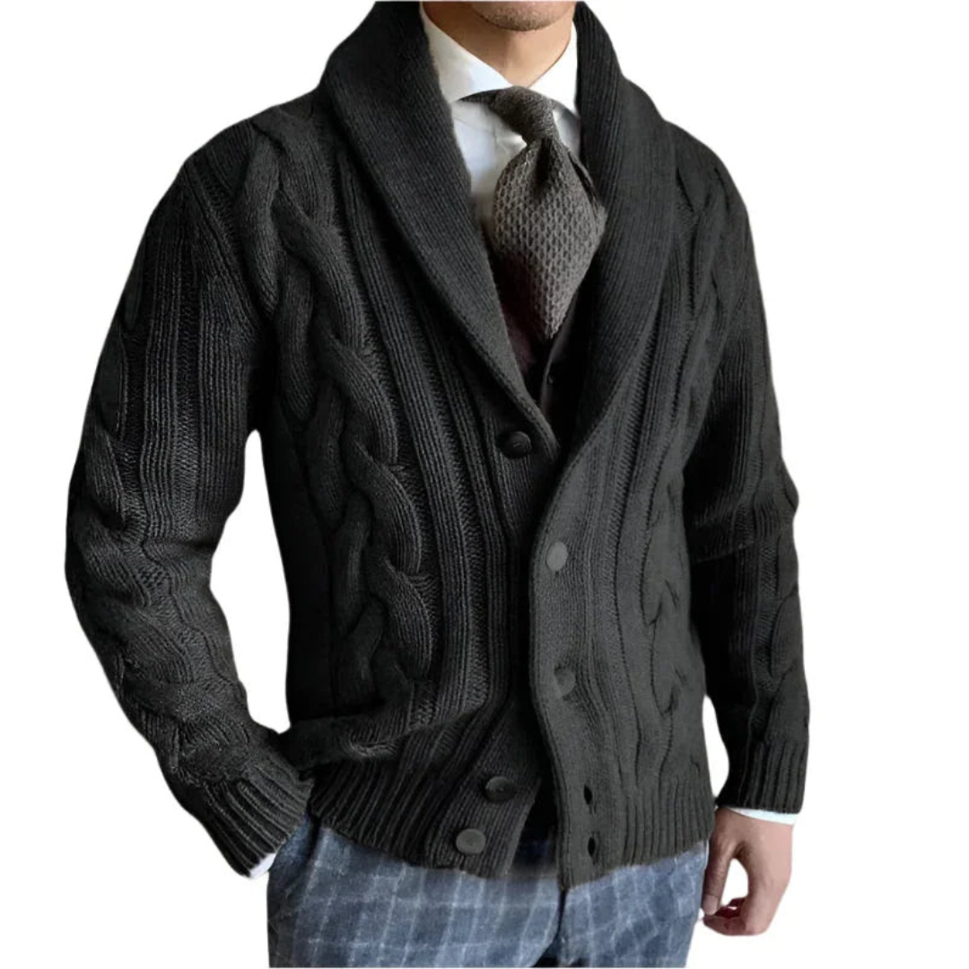 Men's Cable Knit Cardigan | Casual