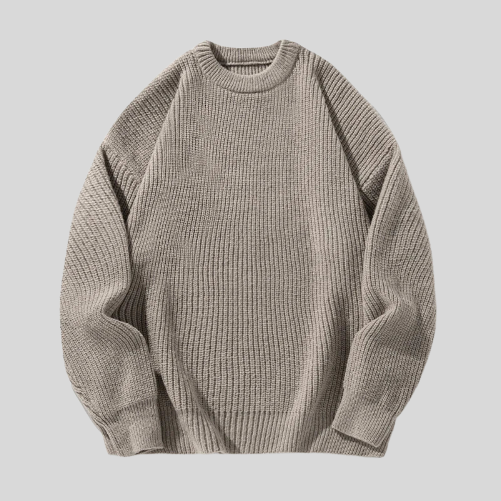 Men's Ribbed Knit Pullover | Sweater