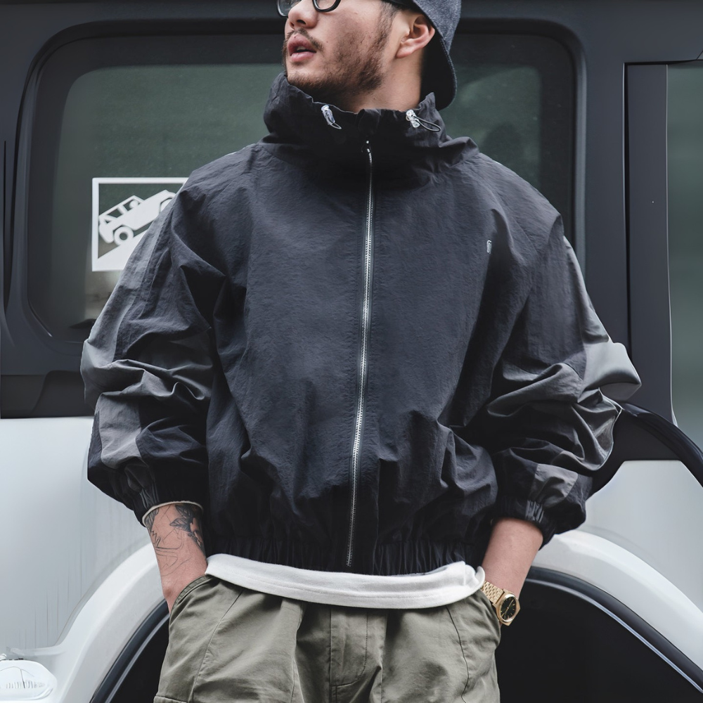 Men's Hooded Zip Jacket | Casual