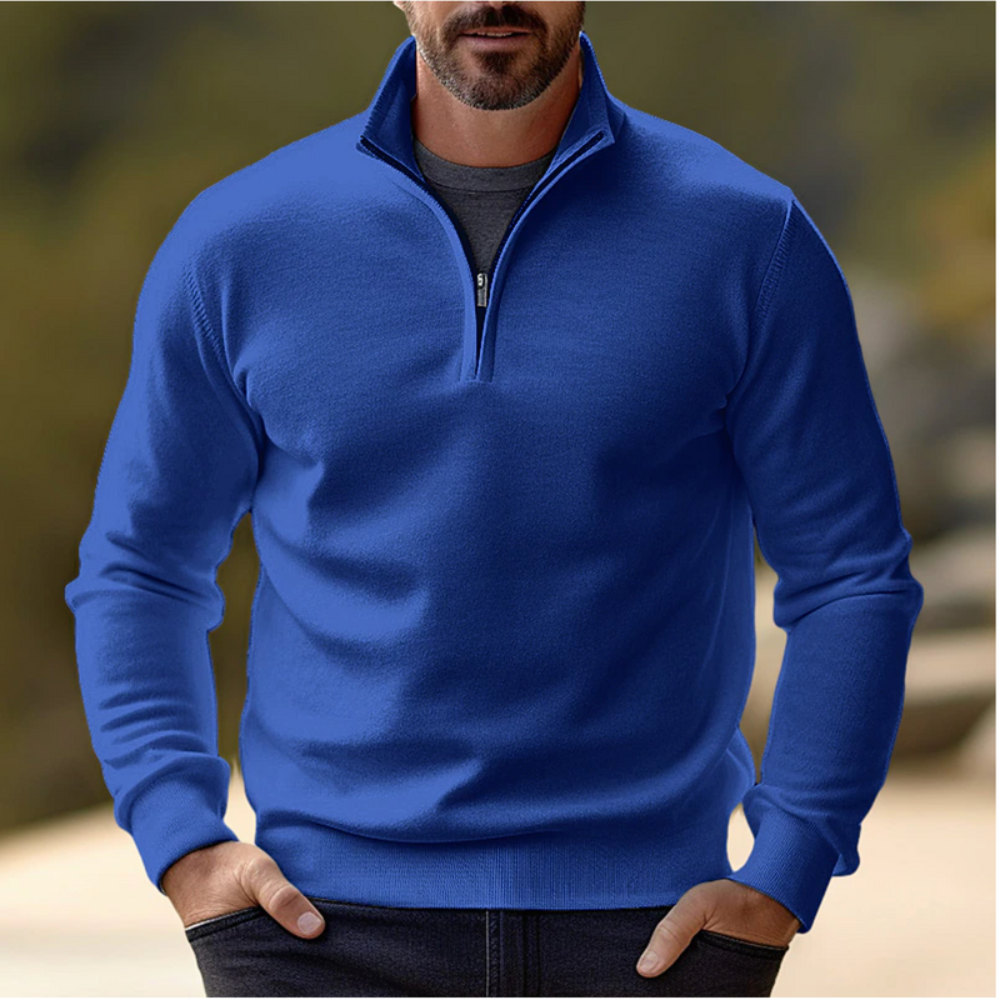 Men’s Casual Zipper Shirt | Pullover