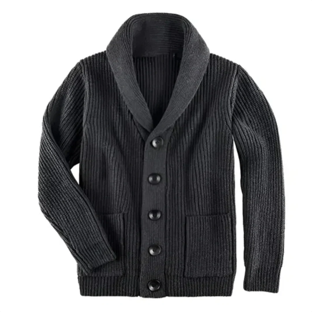 Men's Cozy Ribbed Cardigan | Relaxed