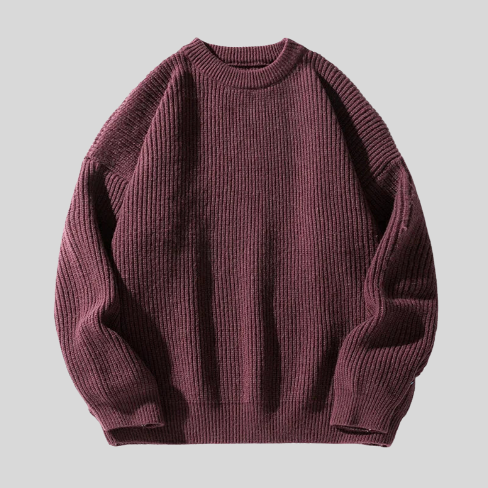 Men's Ribbed Knit Pullover | Sweater