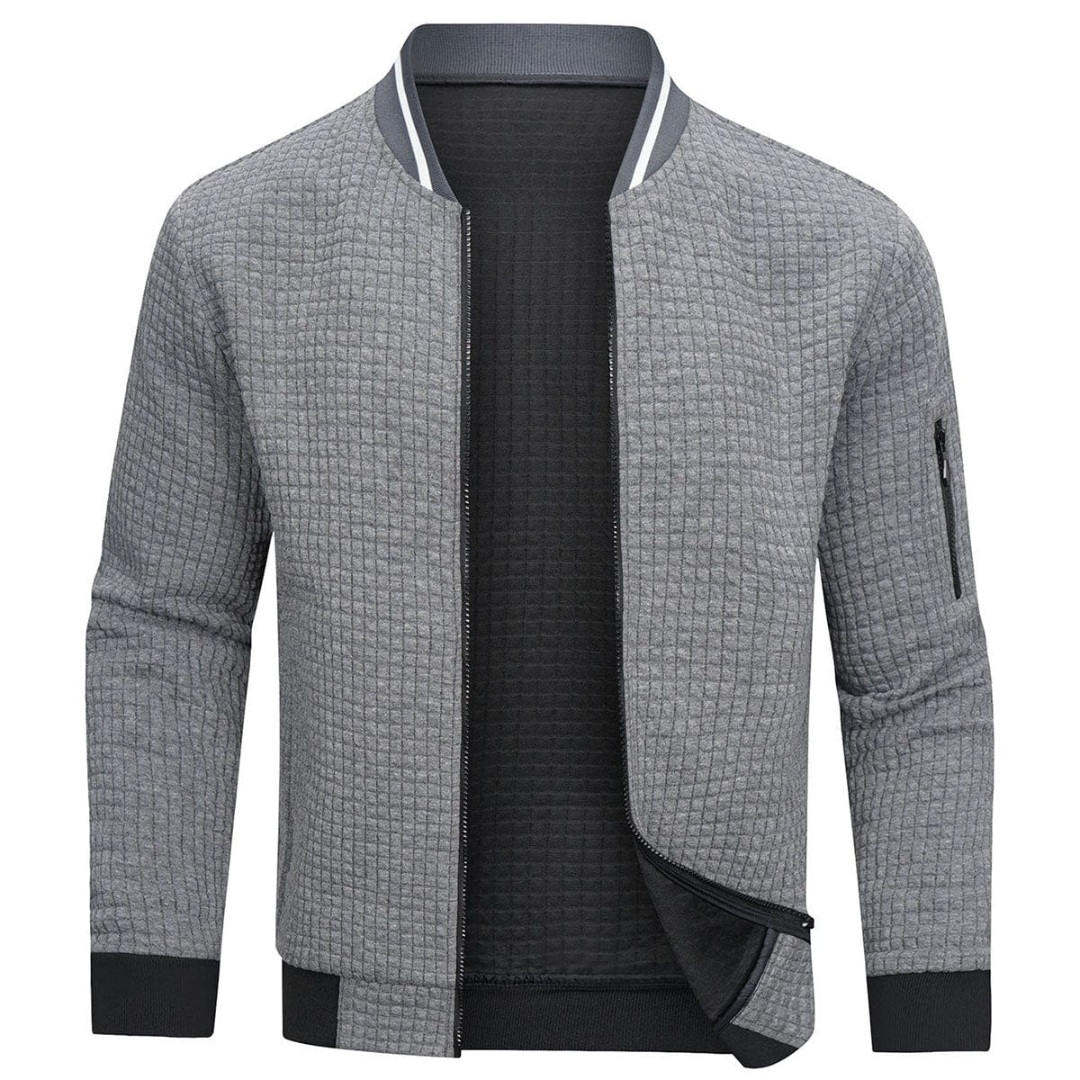 Men's Quilted Bomber Jacket | Casual