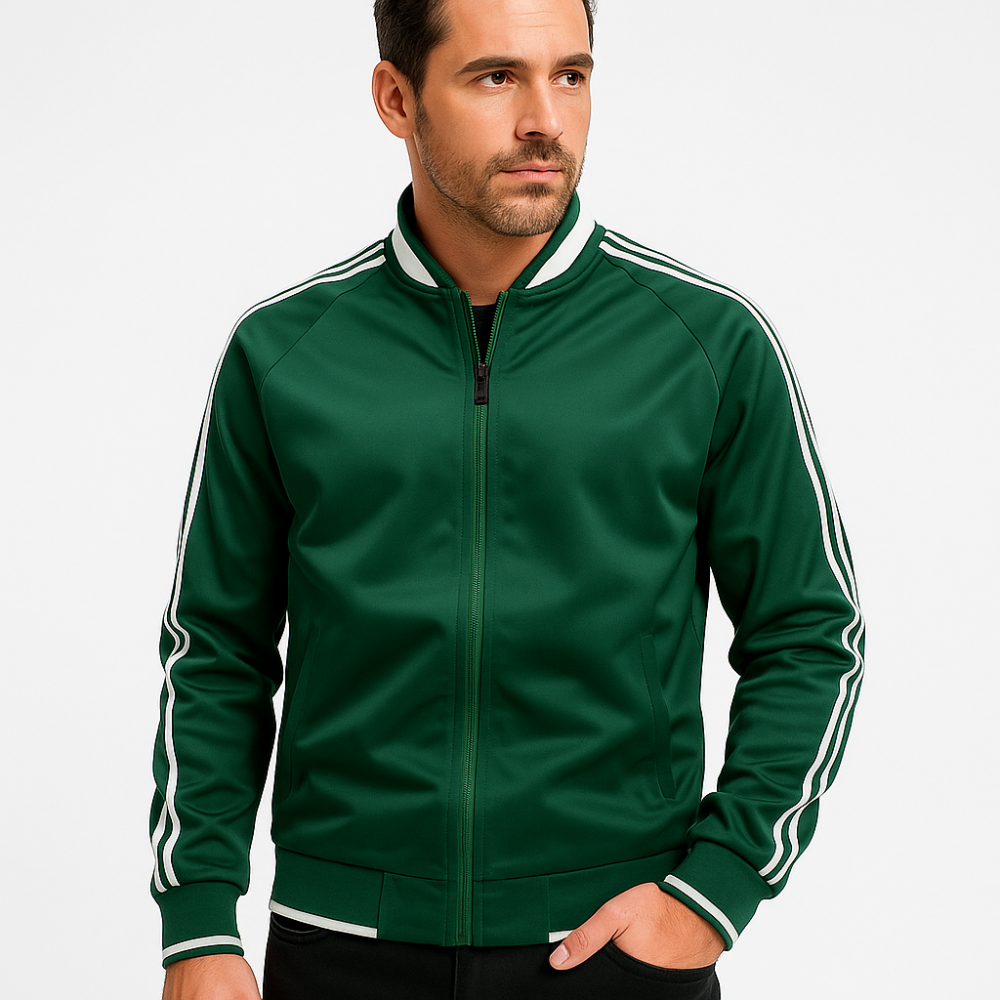 Men's Zip Bomber Jacket | Comfortable