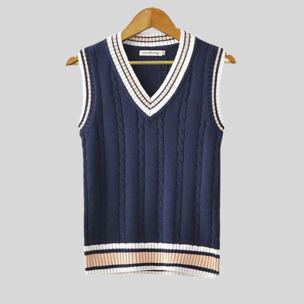 Men’s Stylish Knit Vest | Sweater
