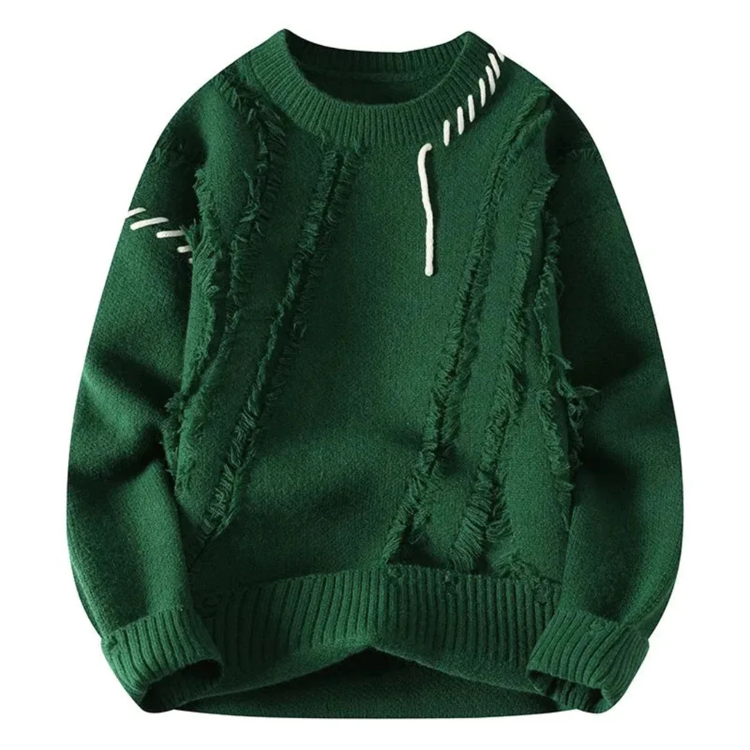 Men's Casual Sweater | Ribbed