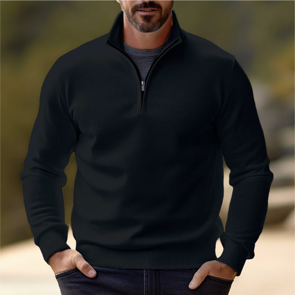 Men’s Casual Zipper Shirt | Pullover