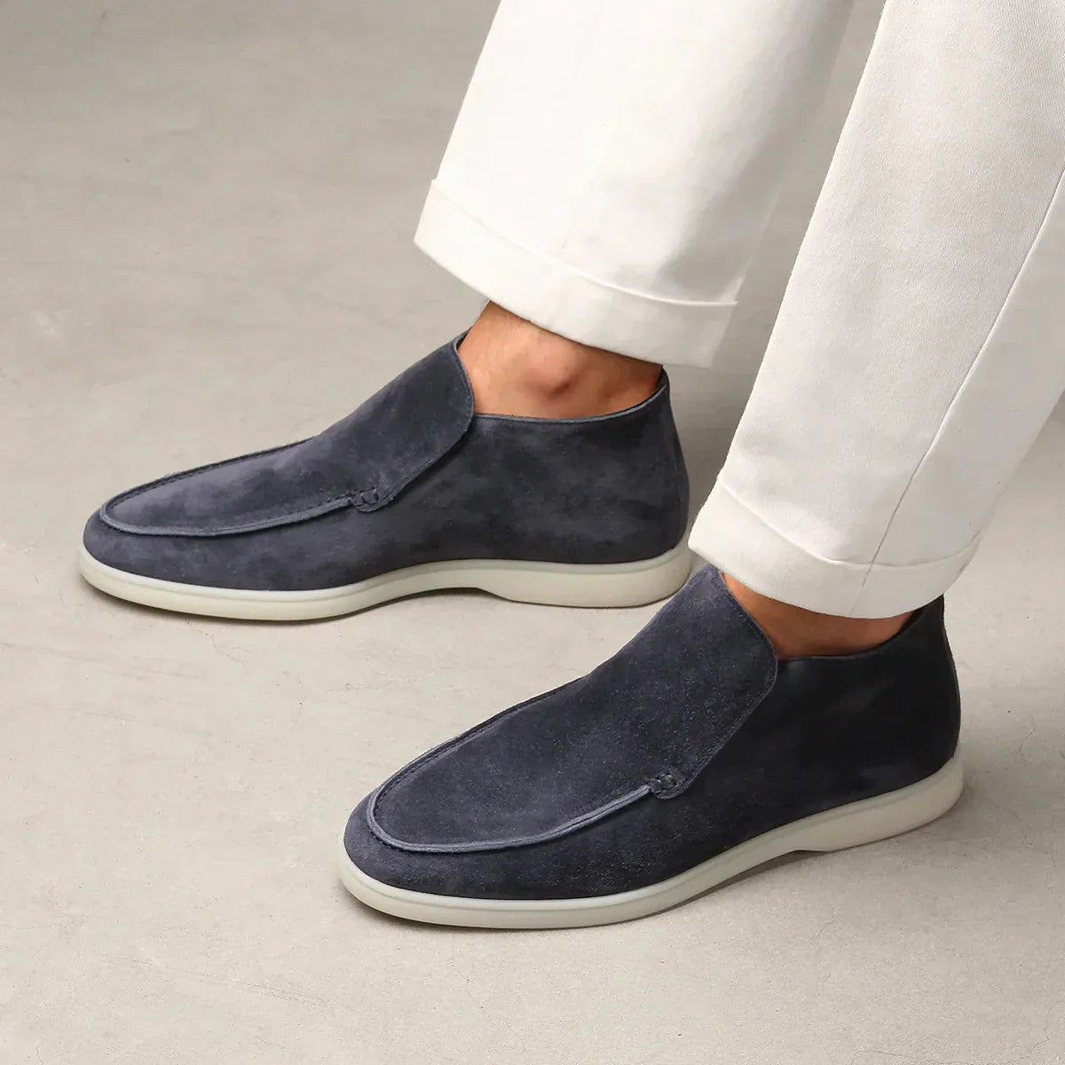 Suede Loafers
