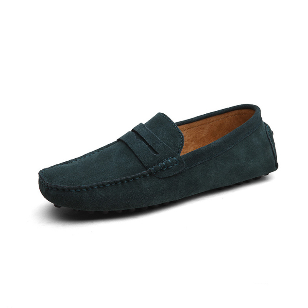 Men's Italian Style Suede Loafers