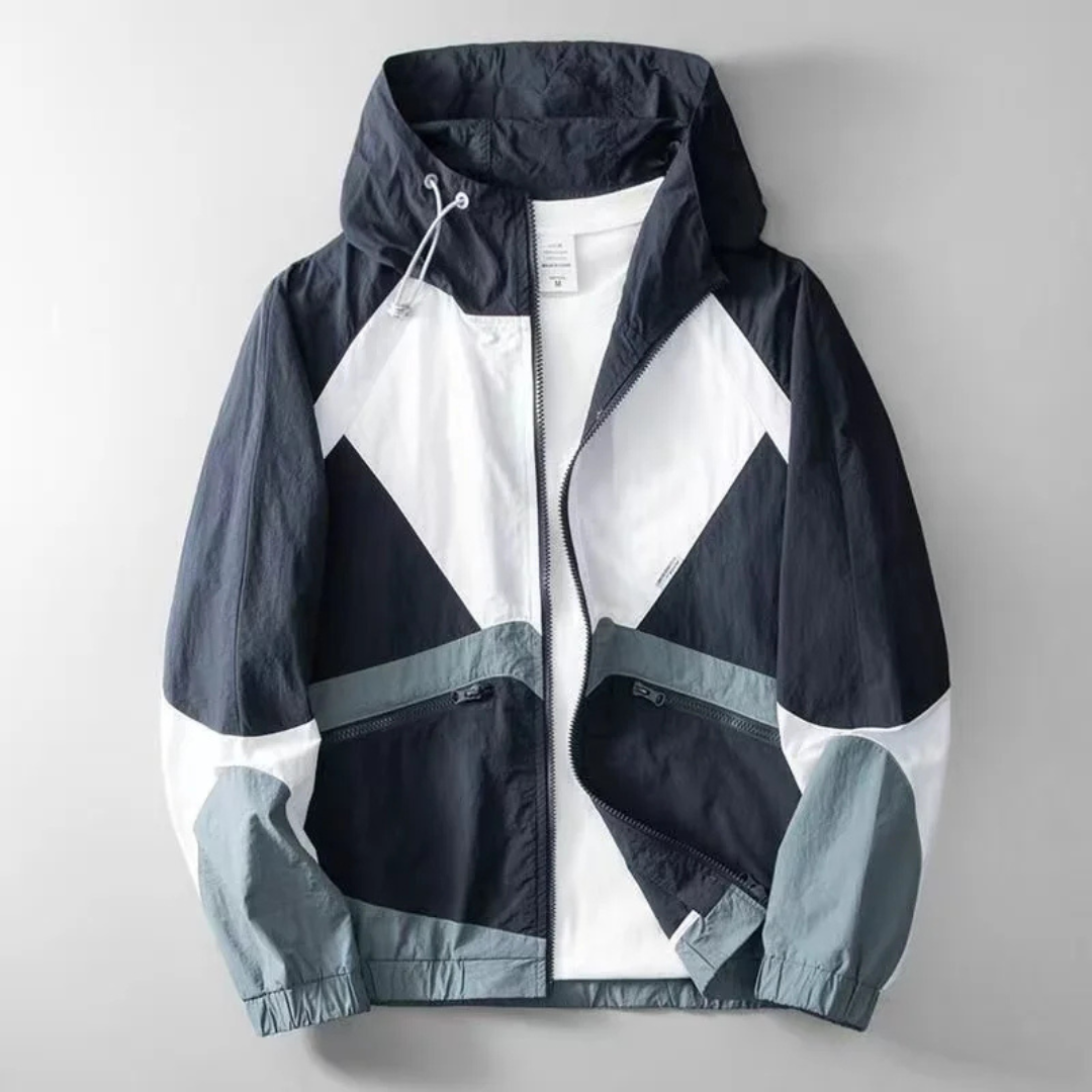Men's Lightweight Windbreaker Jacket | Hooded