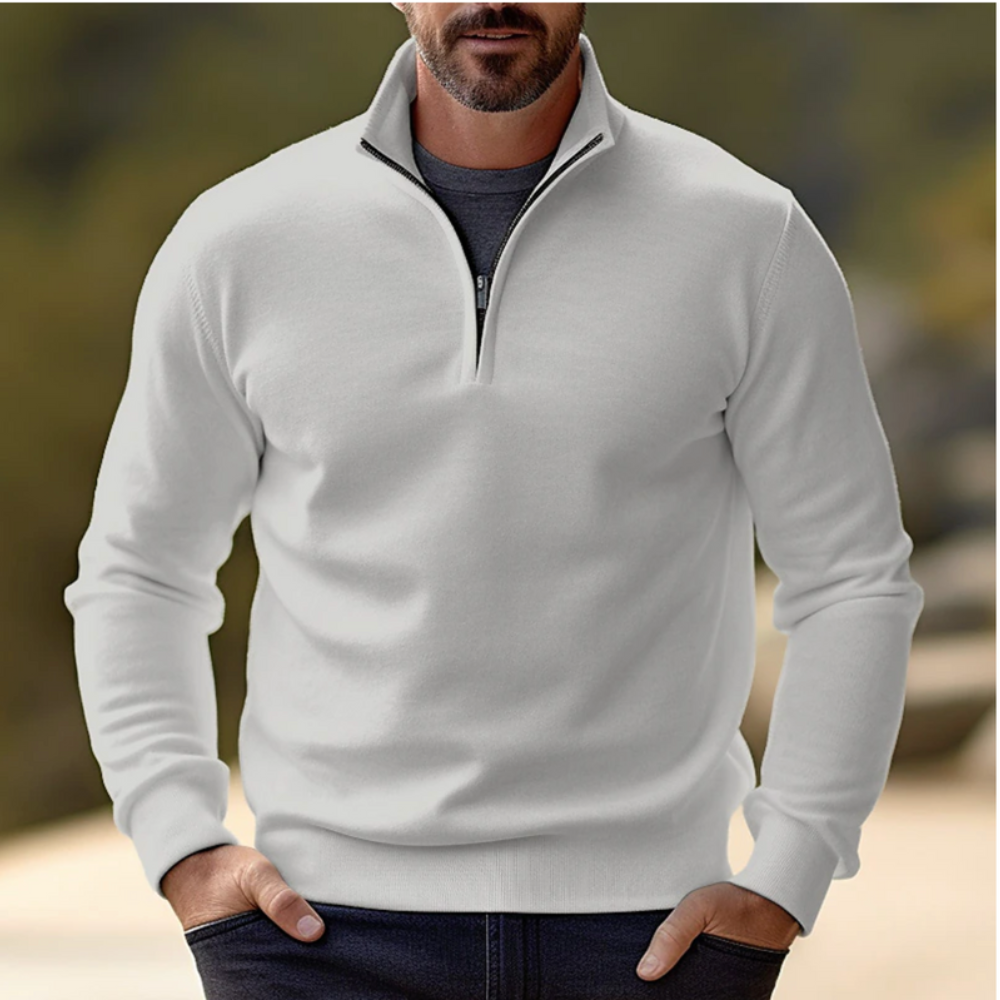 Men’s Casual Zipper Shirt | Pullover
