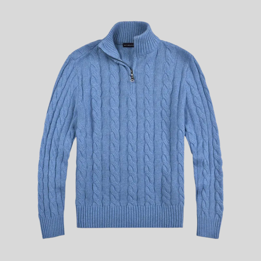 Men’s Knit Zip Sweater | Pullover
