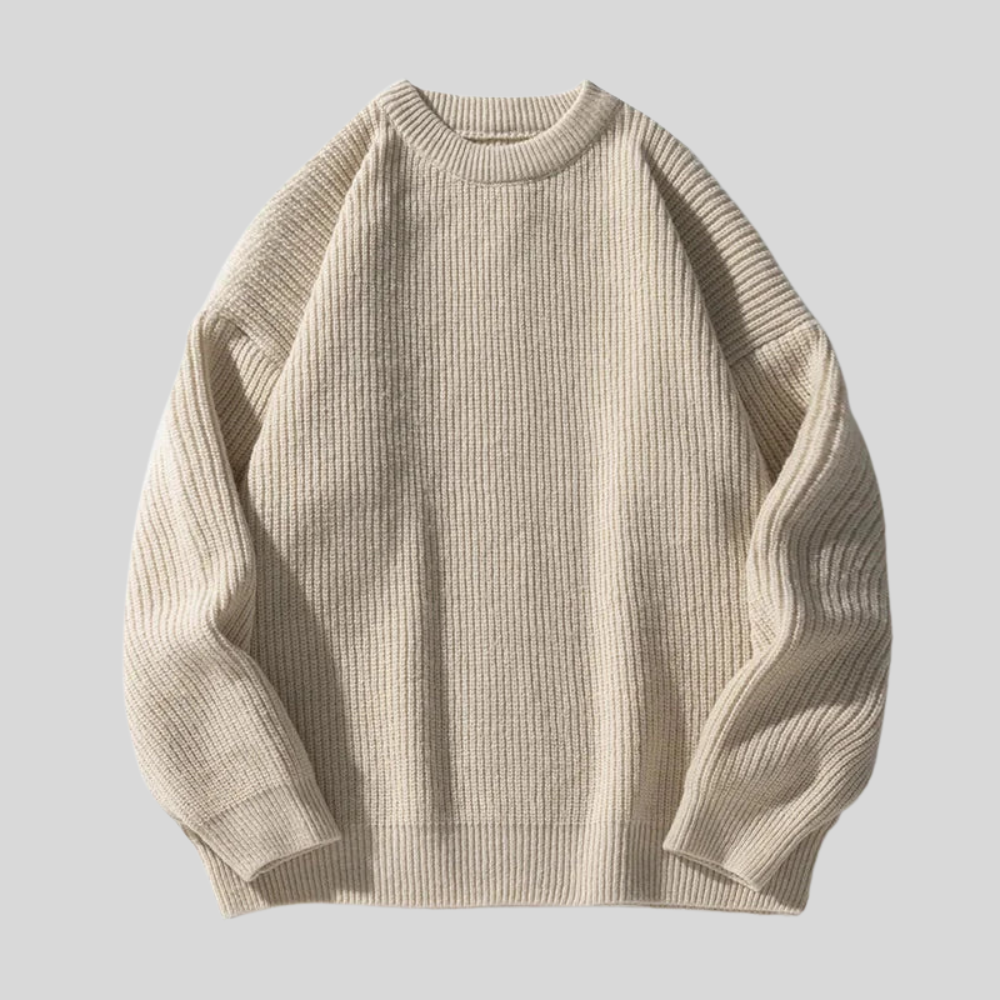 Men's Ribbed Knit Pullover | Sweater