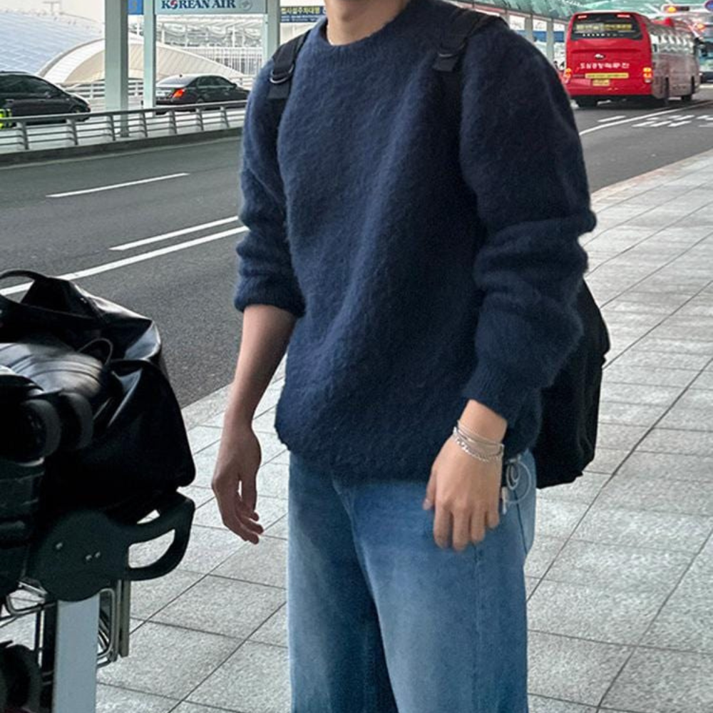 Men's Thick Knit Sweater | Warm