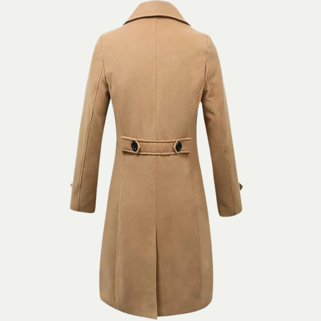 Premium Merino Wool Italian Long Trench Coat