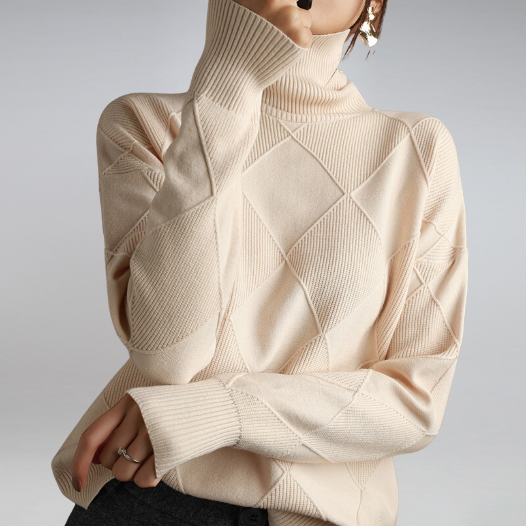Tabitha | Winter-Ready Women's Cashmere Turtleneck Sweater